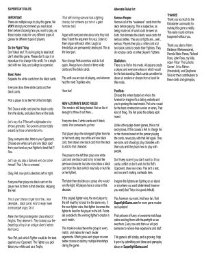 superfight rules|super fight board game.